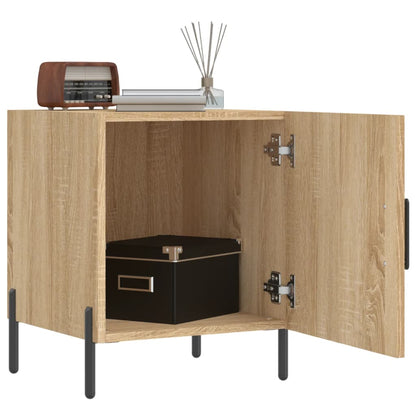 vidaXL Bedside Cabinets 2 pcs Sonoma Oak 40x40x50 cm Engineered Wood
