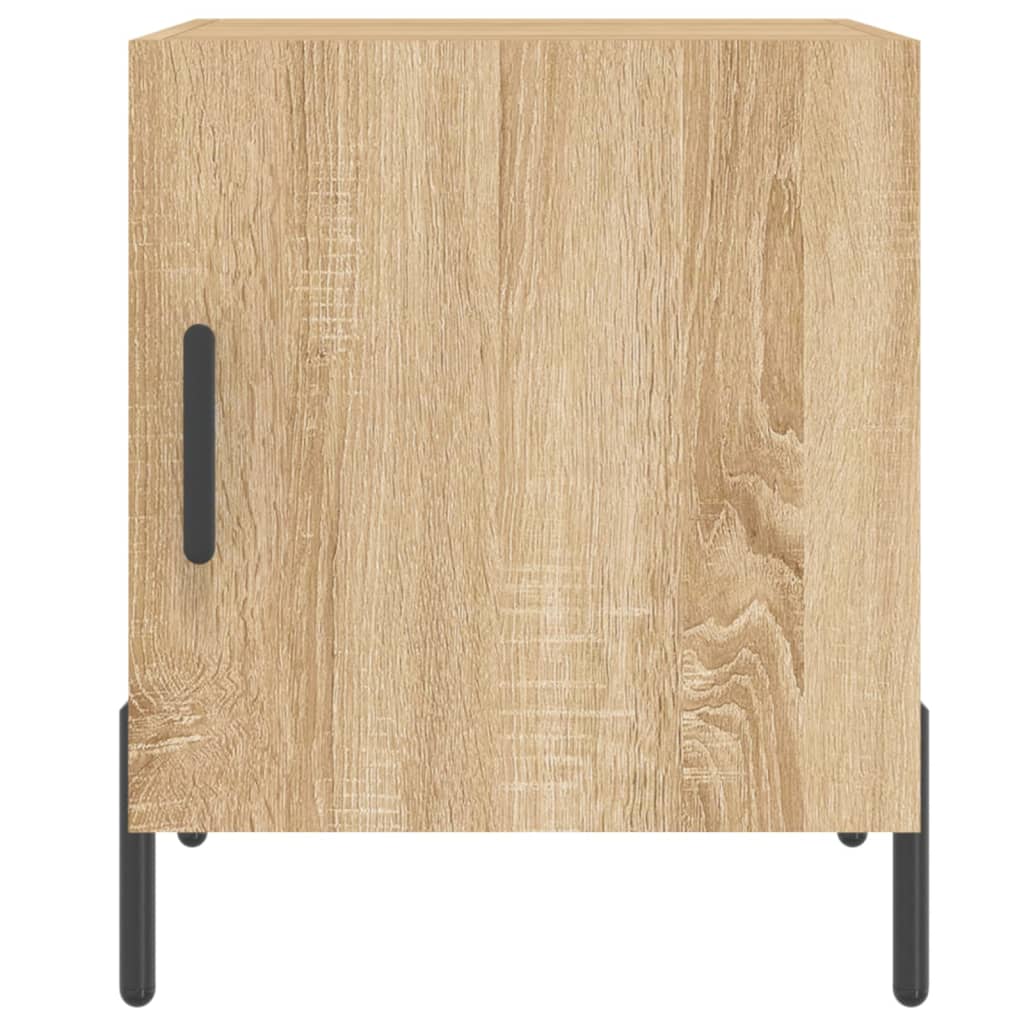 vidaXL Bedside Cabinets 2 pcs Sonoma Oak 40x40x50 cm Engineered Wood
