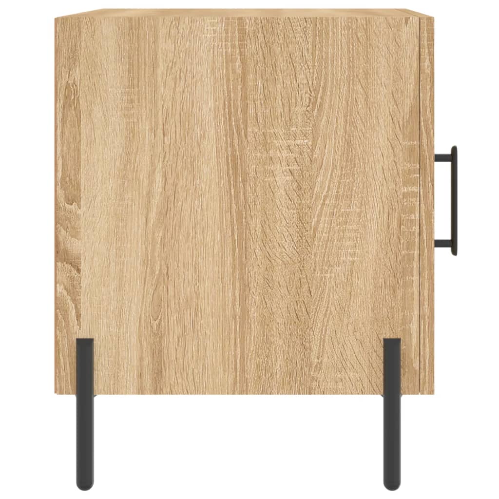 vidaXL Bedside Cabinets 2 pcs Sonoma Oak 40x40x50 cm Engineered Wood