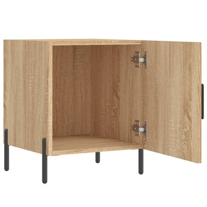 vidaXL Bedside Cabinets 2 pcs Sonoma Oak 40x40x50 cm Engineered Wood