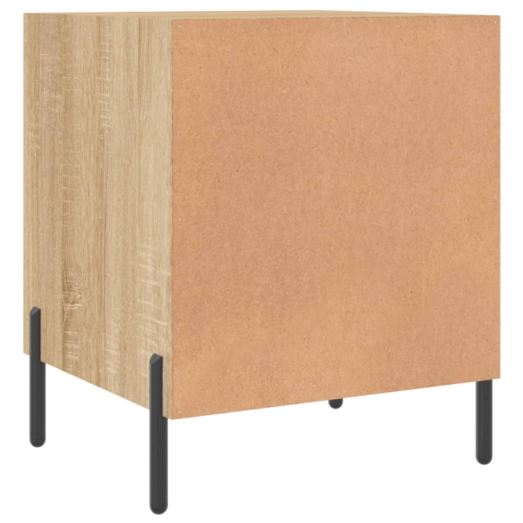 vidaXL Bedside Cabinets 2 pcs Sonoma Oak 40x40x50 cm Engineered Wood