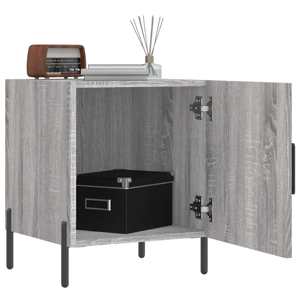 vidaXL Bedside Cabinets 2 pcs Grey Sonoma 40x40x50 cm Engineered Wood