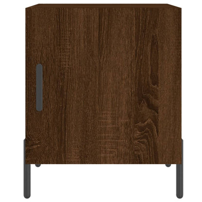 vidaXL Bedside Cabinets 2 pcs Brown Oak 40x40x50 cm Engineered Wood