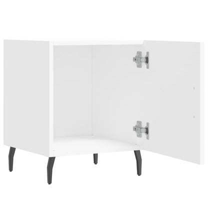 vidaXL Bedside Cabinets 2 pcs White 40x40x50 cm Engineered Wood