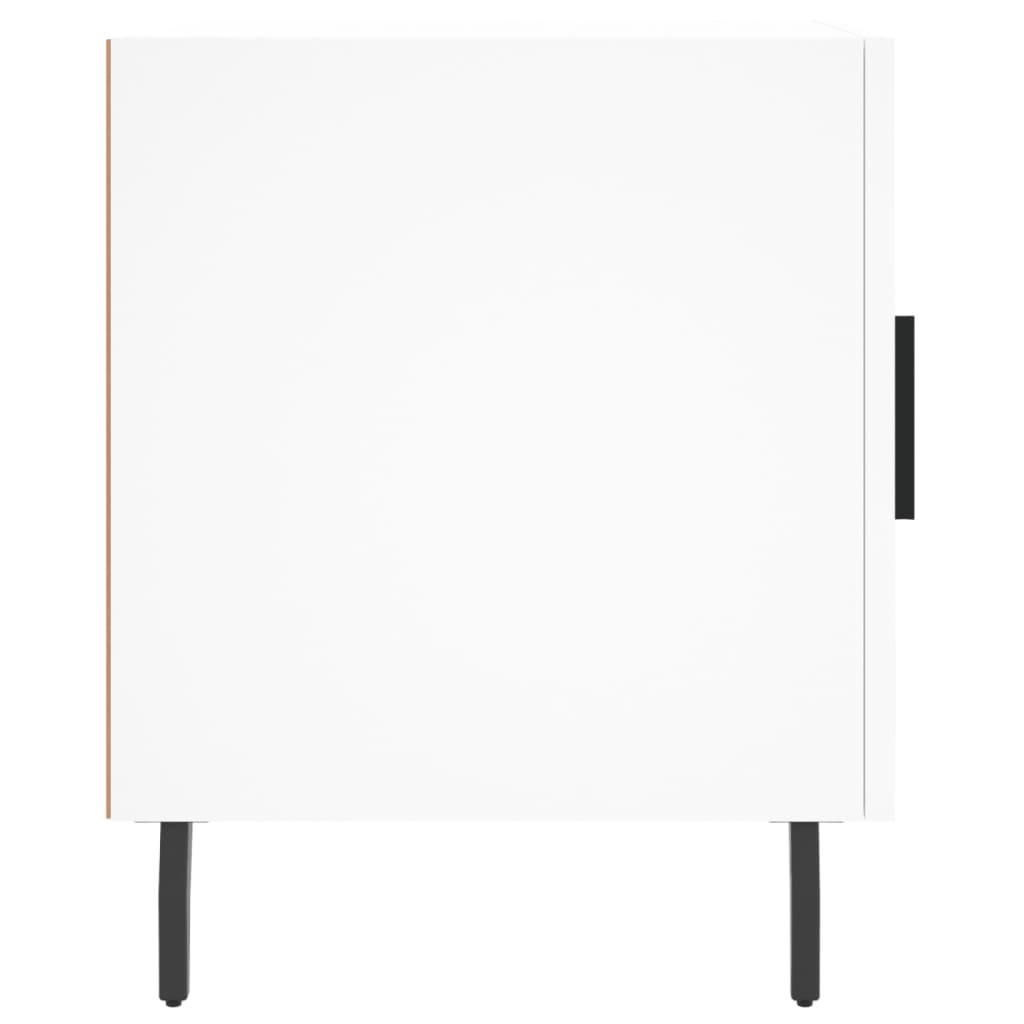 vidaXL Bedside Cabinets 2 pcs White 40x40x50 cm Engineered Wood