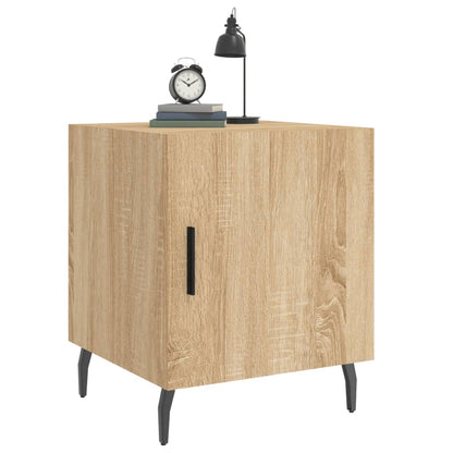 vidaXL Bedside Cabinets 2 pcs Sonoma Oak 40x40x50 cm Engineered Wood