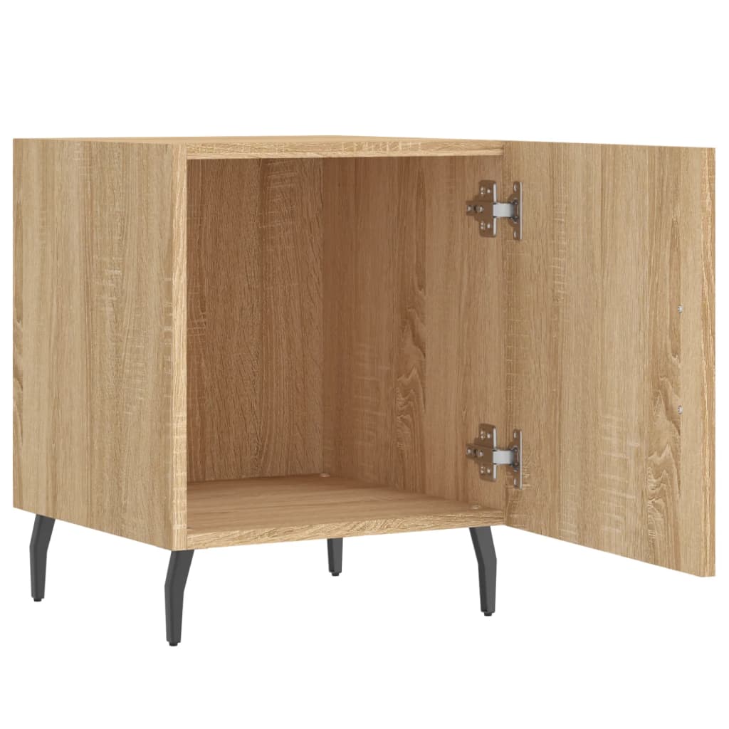vidaXL Bedside Cabinets 2 pcs Sonoma Oak 40x40x50 cm Engineered Wood