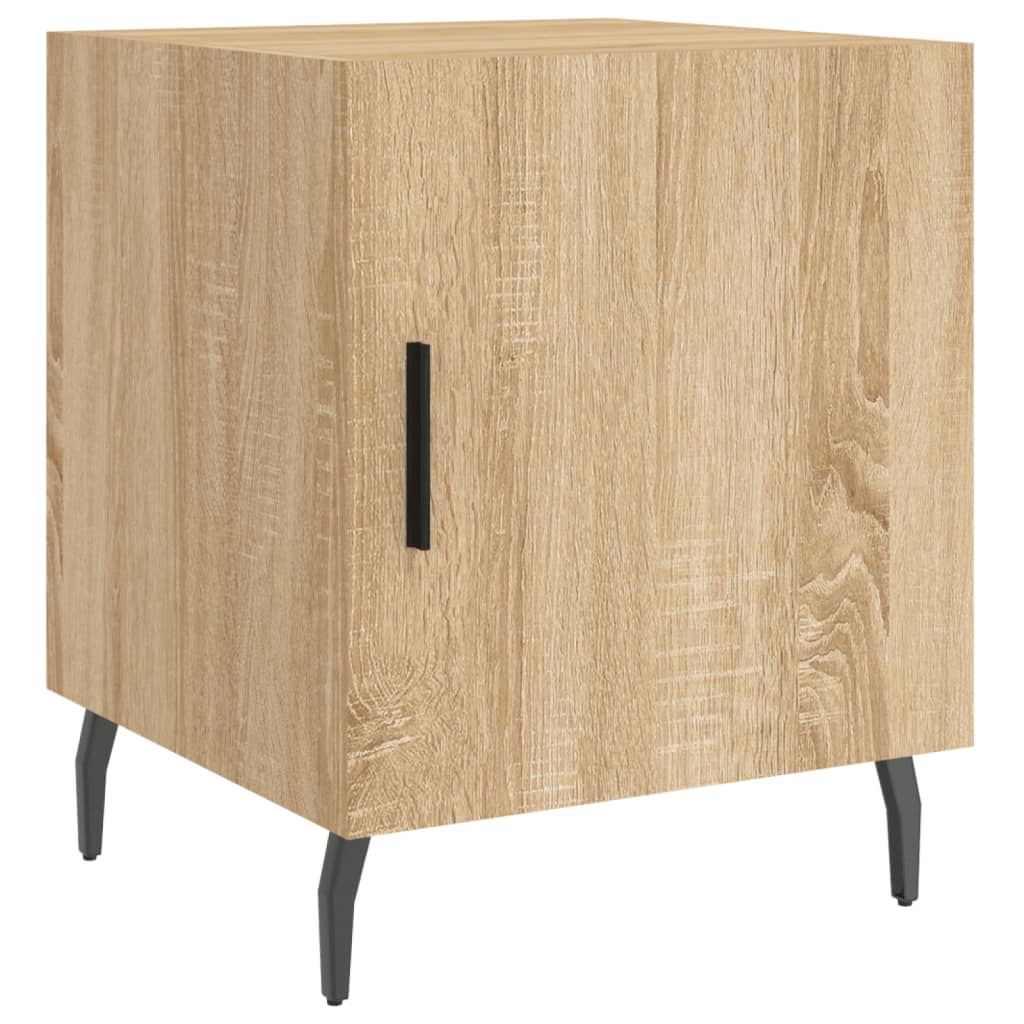 vidaXL Bedside Cabinets 2 pcs Sonoma Oak 40x40x50 cm Engineered Wood