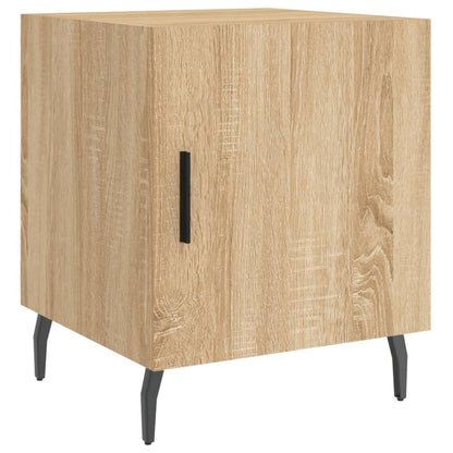 vidaXL Bedside Cabinets 2 pcs Sonoma Oak 40x40x50 cm Engineered Wood
