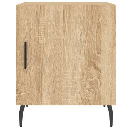 vidaXL Bedside Cabinets 2 pcs Sonoma Oak 40x40x50 cm Engineered Wood