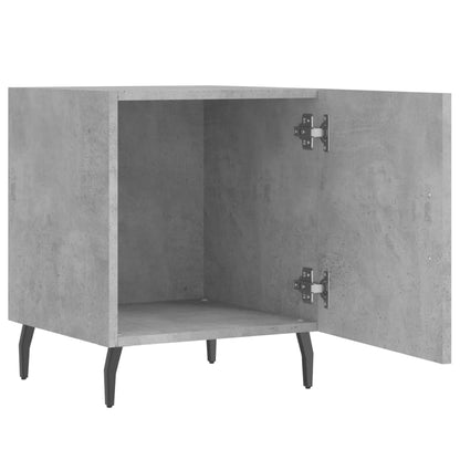 vidaXL Bedside Cabinets 2 pcs Concrete Grey 40x40x50cm Engineered Wood