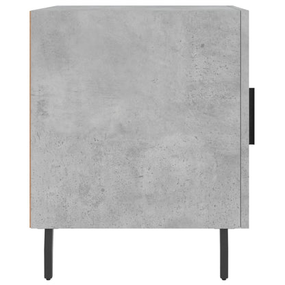 vidaXL Bedside Cabinets 2 pcs Concrete Grey 40x40x50cm Engineered Wood