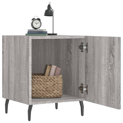 vidaXL Bedside Cabinets 2 pcs Grey Sonoma 40x40x50 cm Engineered Wood