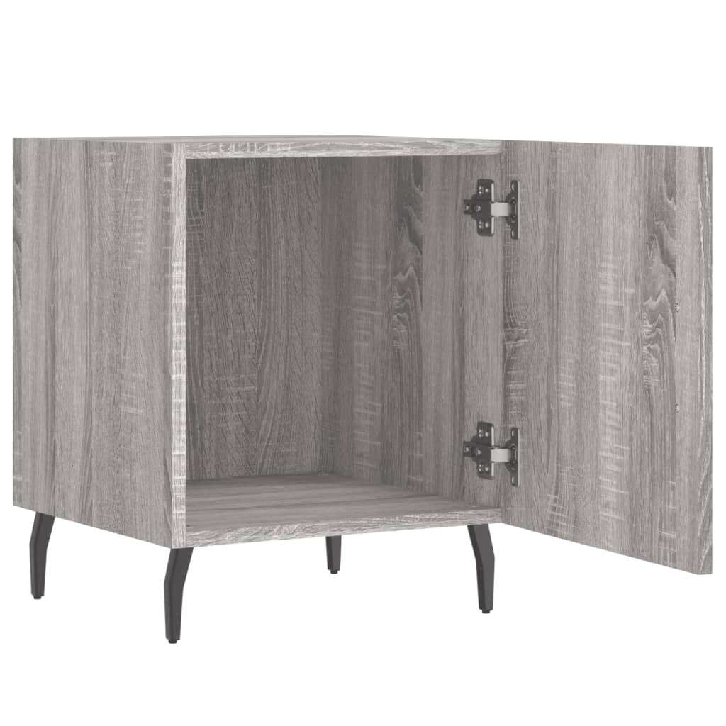 vidaXL Bedside Cabinets 2 pcs Grey Sonoma 40x40x50 cm Engineered Wood