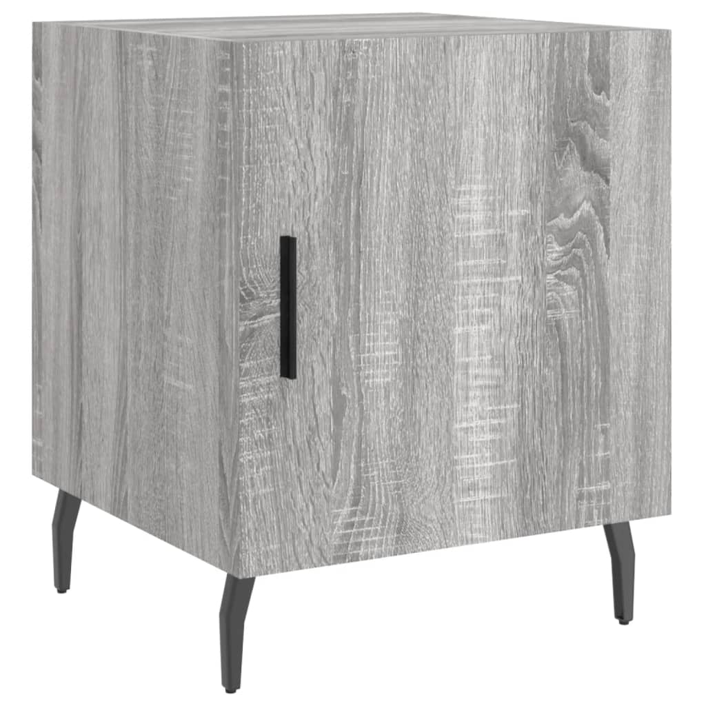 vidaXL Bedside Cabinets 2 pcs Grey Sonoma 40x40x50 cm Engineered Wood