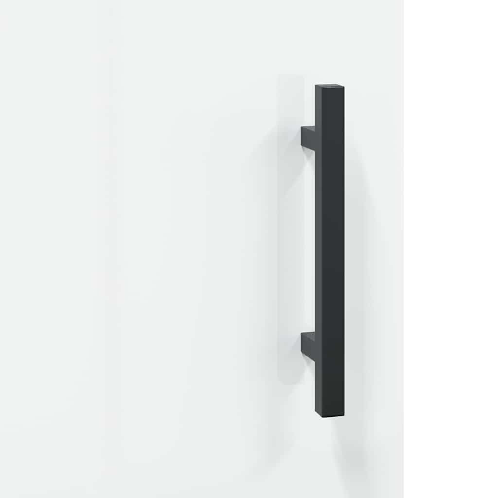 vidaXL Bedside Cabinets 2 pcs High Gloss White 40x40x50 cm
