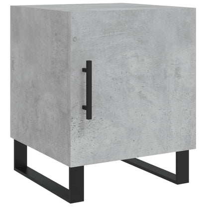 vidaXL Bedside Cabinets 2 pcs Concrete Grey 40x40x50 cm Engineered Wood