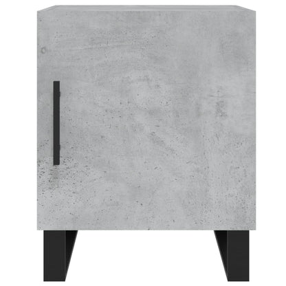 vidaXL Bedside Cabinets 2 pcs Concrete Grey 40x40x50 cm Engineered Wood