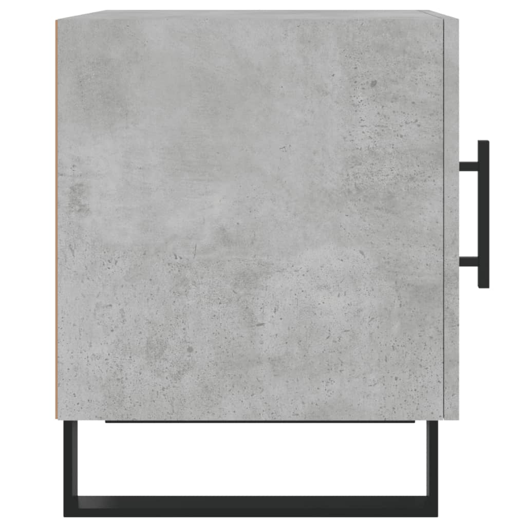 vidaXL Bedside Cabinets 2 pcs Concrete Grey 40x40x50 cm Engineered Wood