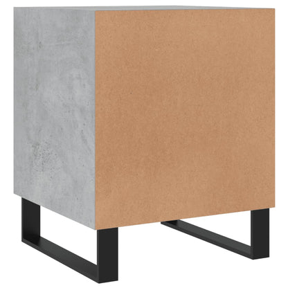 vidaXL Bedside Cabinets 2 pcs Concrete Grey 40x40x50 cm Engineered Wood