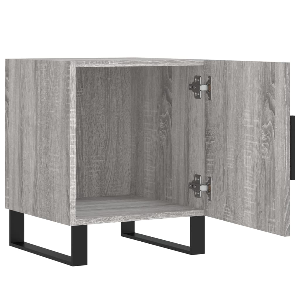 vidaXL Bedside Cabinets 2 pcs Grey Sonoma 40x40x50 cm Engineered Wood