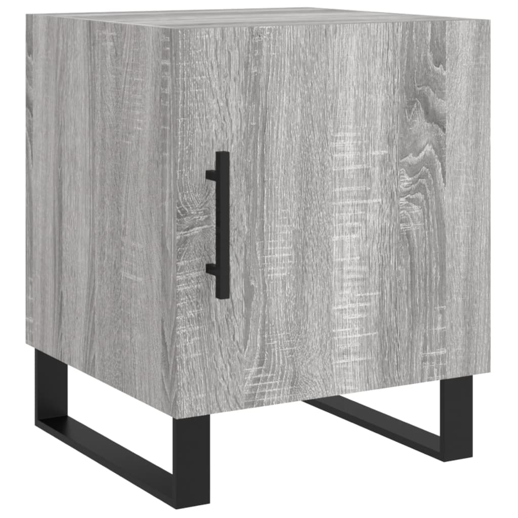 vidaXL Bedside Cabinets 2 pcs Grey Sonoma 40x40x50 cm Engineered Wood