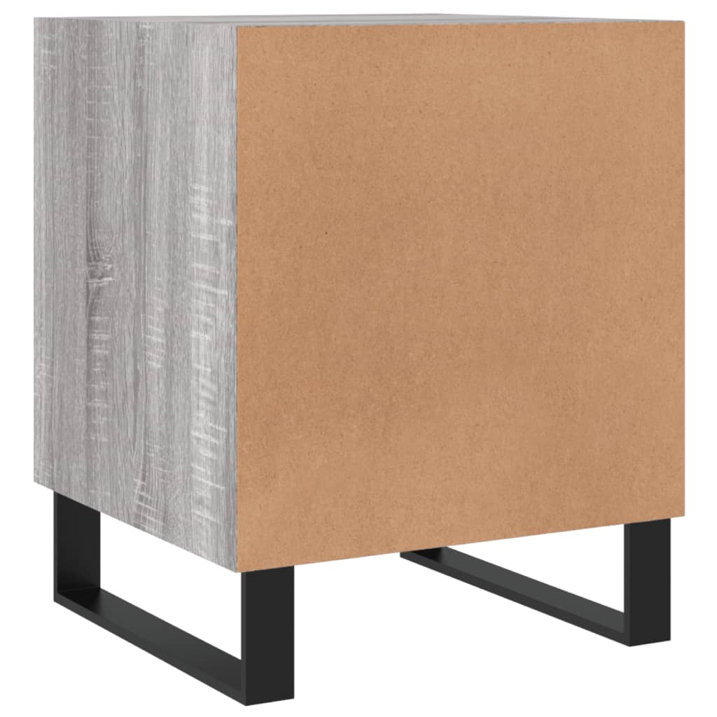 vidaXL Bedside Cabinets 2 pcs Grey Sonoma 40x40x50 cm Engineered Wood
