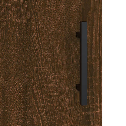 vidaXL Bedside Cabinet Brown Oak 40x40x50 cm Engineered Wood