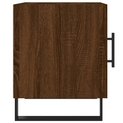 vidaXL Bedside Cabinets 2 pcs Brown Oak 40x40x50 cm Engineered Wood