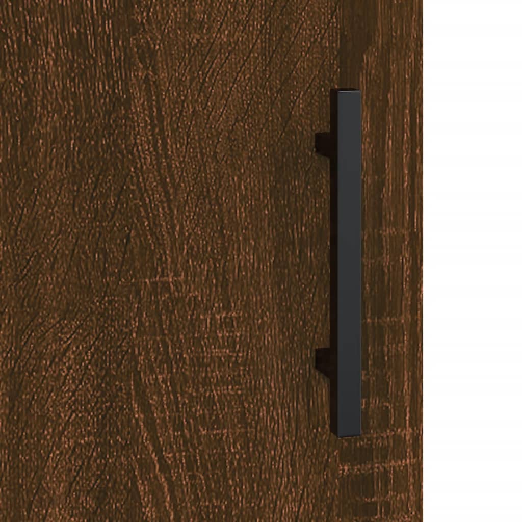 vidaXL Bedside Cabinets 2 pcs Brown Oak 40x40x50 cm Engineered Wood