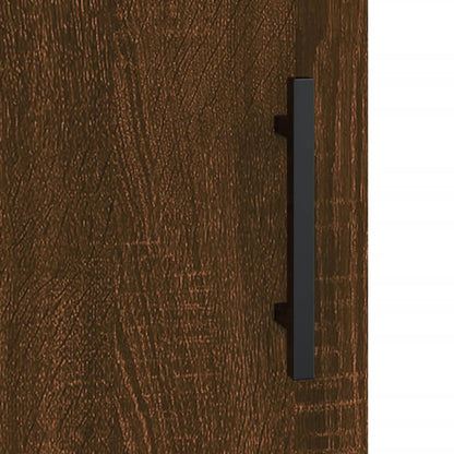 vidaXL Bedside Cabinets 2 pcs Brown Oak 40x40x50 cm Engineered Wood