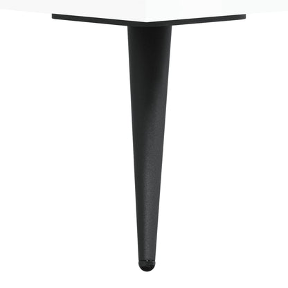 vidaXL Bedside Cabinet High Gloss White 40x40x66 cm Engineered Wood