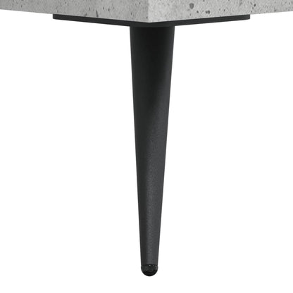 vidaXL Bedside Cabinet Concrete Grey 40x40x66 cm Engineered Wood