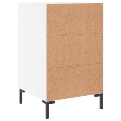 vidaXL Bedside Cabinet White 40x40x66 cm Engineered Wood