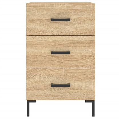 vidaXL Bedside Cabinet Sonoma Oak 40x40x66 cm Engineered Wood
