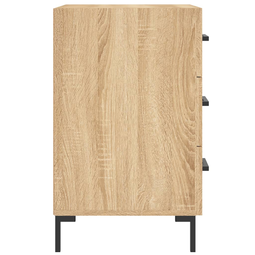 vidaXL Bedside Cabinet Sonoma Oak 40x40x66 cm Engineered Wood