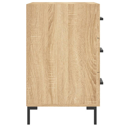 vidaXL Bedside Cabinet Sonoma Oak 40x40x66 cm Engineered Wood