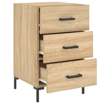 vidaXL Bedside Cabinet Sonoma Oak 40x40x66 cm Engineered Wood