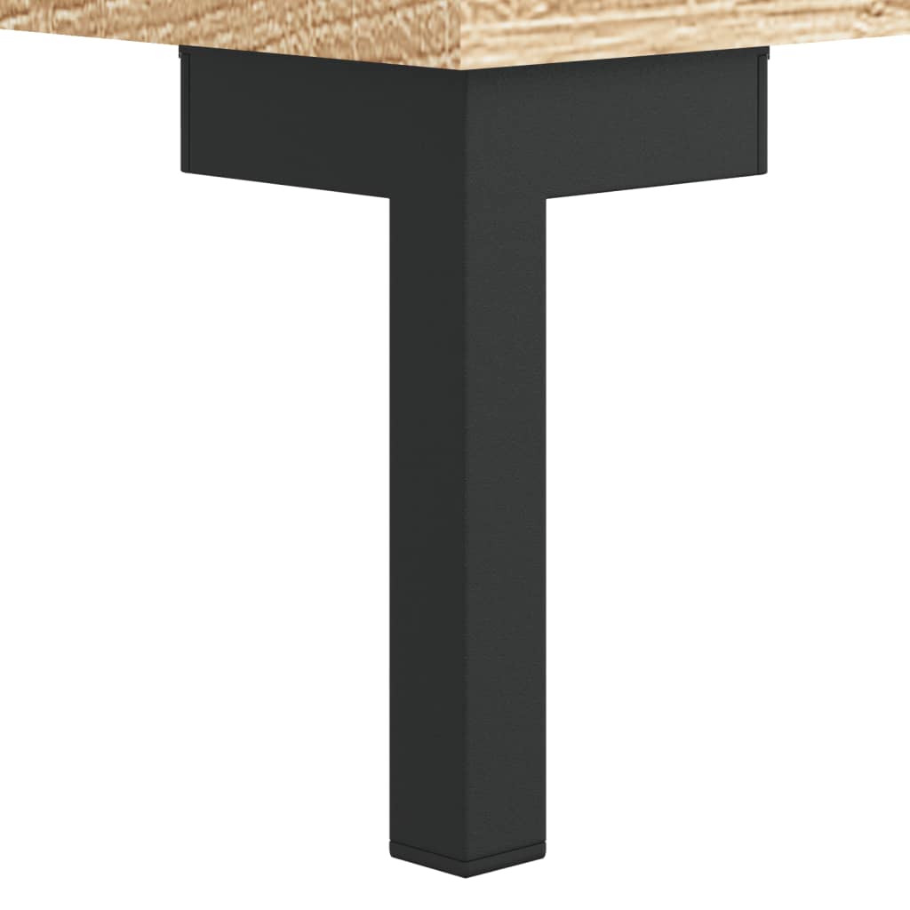 vidaXL Bedside Cabinet Sonoma Oak 40x40x66 cm Engineered Wood