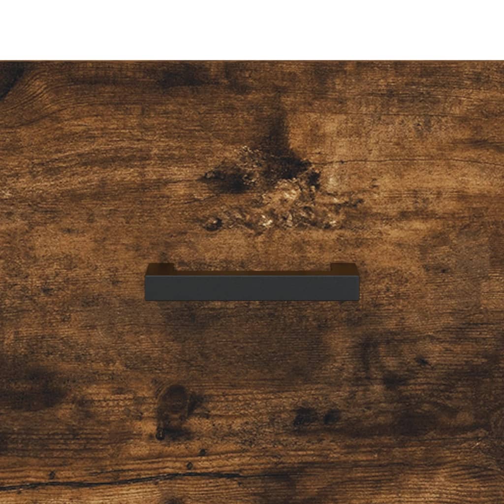 vidaXL Bedside Cabinet Smoked Oak 40x40x66 cm Engineered Wood