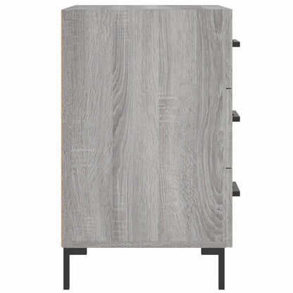 vidaXL Bedside Cabinet Grey Sonoma 40x40x66 cm Engineered Wood