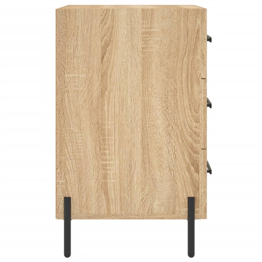 vidaXL Bedside Cabinet Sonoma Oak 40x40x66 cm Engineered Wood