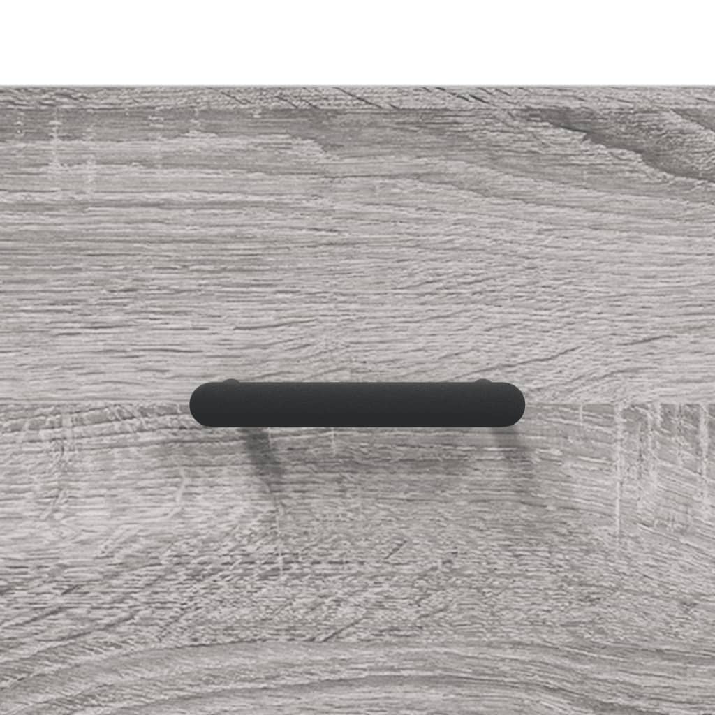 vidaXL Bedside Cabinet Grey Sonoma 40x40x66 cm Engineered Wood