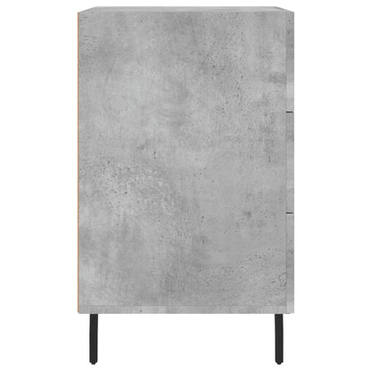 vidaXL Bedside Cabinet Concrete Grey 40x40x66 cm Engineered Wood