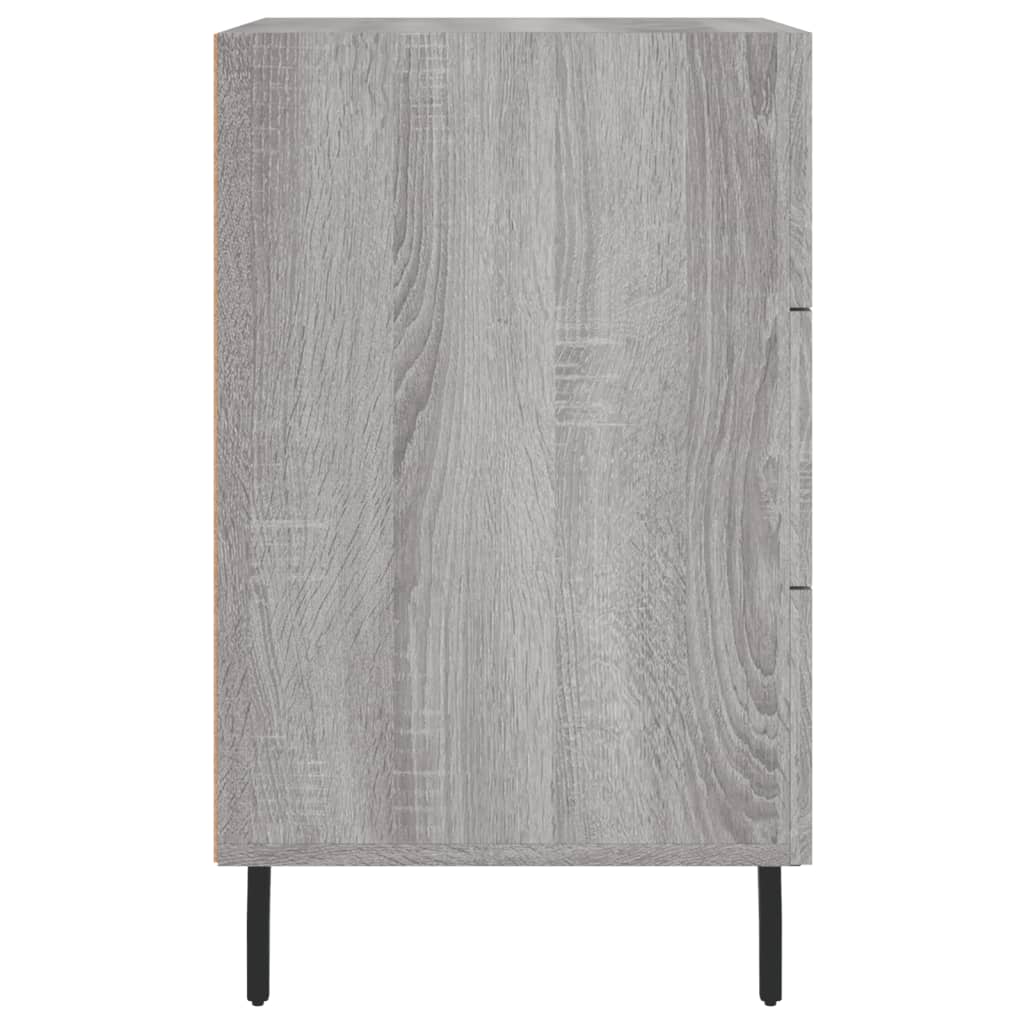 vidaXL Bedside Cabinet Grey Sonoma 40x40x66 cm Engineered Wood