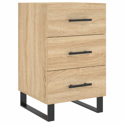 vidaXL Bedside Cabinet Sonoma Oak 40x40x66 cm Engineered Wood