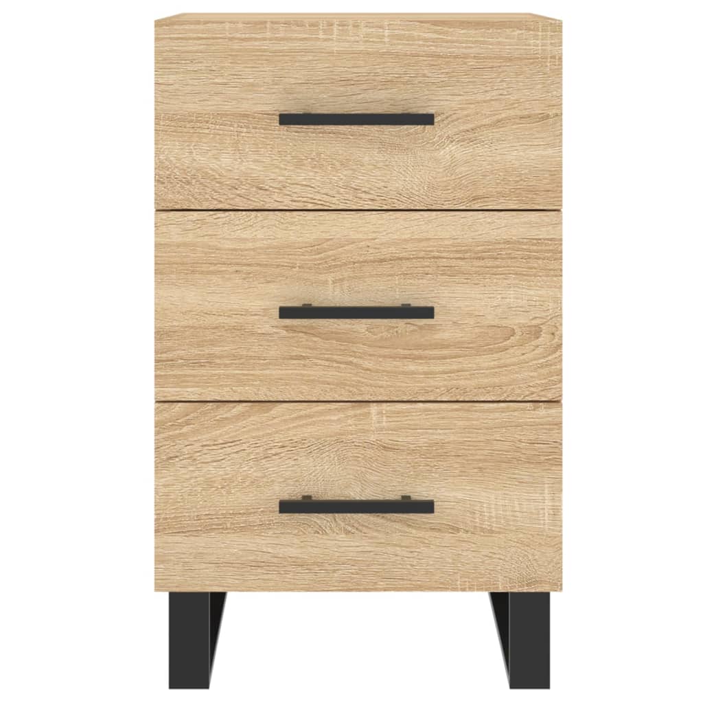 vidaXL Bedside Cabinet Sonoma Oak 40x40x66 cm Engineered Wood