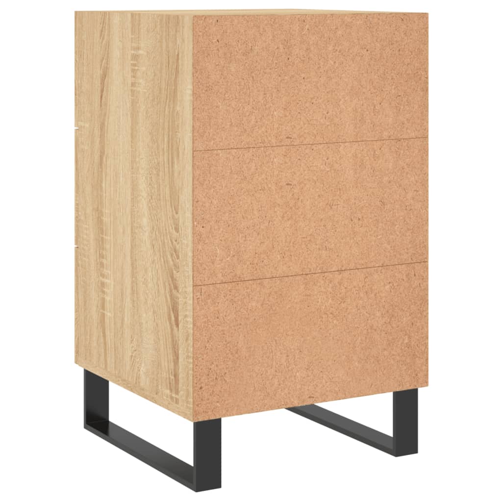 vidaXL Bedside Cabinet Sonoma Oak 40x40x66 cm Engineered Wood