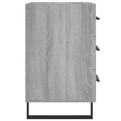 vidaXL Bedside Cabinet Grey Sonoma 40x40x66 cm Engineered Wood