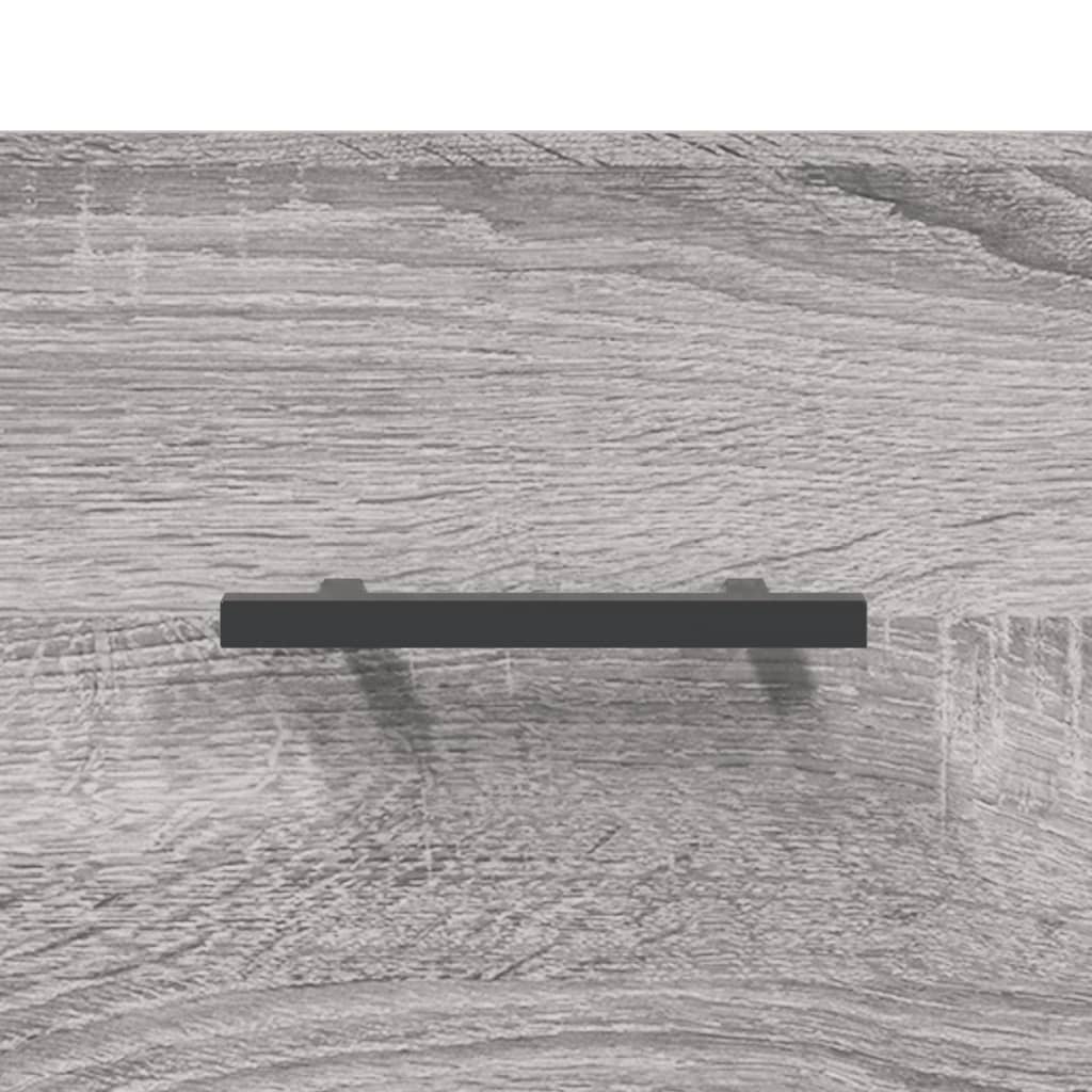vidaXL Bedside Cabinet Grey Sonoma 40x40x66 cm Engineered Wood